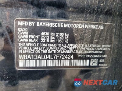Zdjęcie 12 z 12 samochodu: 2020 BMW M235XI VIN:WBA13AL04L7F72424 - miniatura