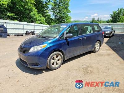 2011 TOYOTA SIENNA BASE 7-PASSENGER 5TDZK3DC0BS131128 - główne zdjęcie licytacji z USA - miniatura