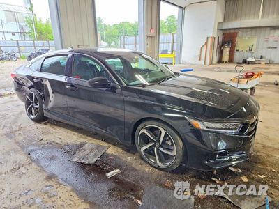 Czwarte zdjęcie samochodu z boku: 2022 HONDA ACCORD SPORT VIN:1HGCV1F3XNA099046 - miniatura
