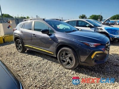 Czwarte zdjęcie samochodu z boku: 2024 SUBARU CROSSTREK SPORT VIN:4S4GUHF66R3736011 - miniatura