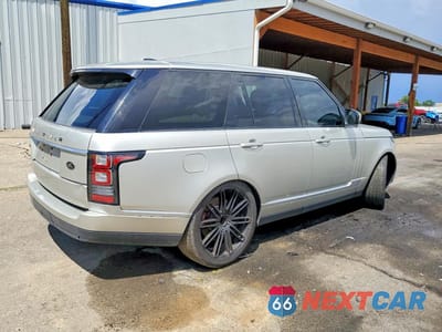 Trzecie zdjęcie samochodu z tyłu: 2014 LAND ROVER RANGE ROVER SUPERCHARGED VIN:SALGS2EF9EA130015 - miniatura