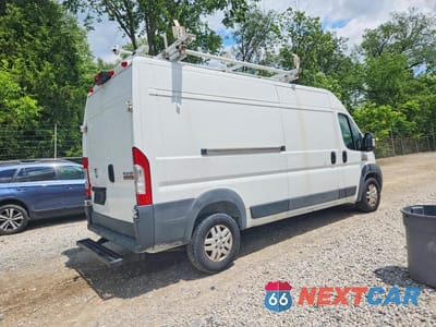Trzecie zdjęcie samochodu z tyłu: 2014 RAM PROMASTER 2500 DELIVERY VAN VIN:3C6TRVDG2EE116989 - miniatura