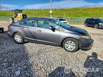 Czwarte zdjęcie samochodu z boku: 2012 HONDA CIVIC LX VIN:19XFB2F51CE080102 - miniatura