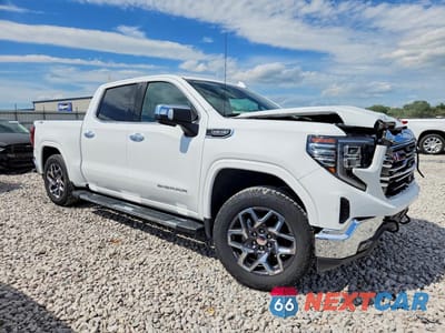 Czwarte zdjęcie samochodu z boku: 2025 GMC SIERRA K1500 SLT VIN:3GTUUDED7SG131126 - miniatura