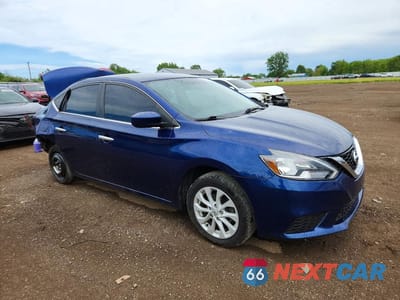Czwarte zdjęcie samochodu z boku: 2019 NISSAN SENTRA SV VIN:3N1AB7AP8KY275064 - miniatura