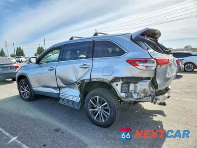 Drugie zdjęcie samochodu z przodu: 2019 TOYOTA HIGHLANDER HYBRID XLE VIN:5TDJGRFH5KS078811 - miniatura