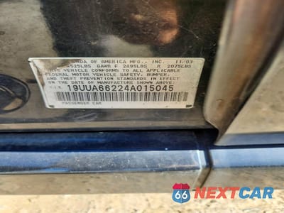Zdjęcie 13 z 13 samochodu: 2004 ACURA TL VIN:19UUA66224A015045 - miniatura