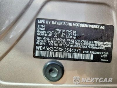 Zdjęcie 12 z 12 samochodu: 2015 BMW 535 XI VIN:WBA5B3C5XFD544271 - miniatura