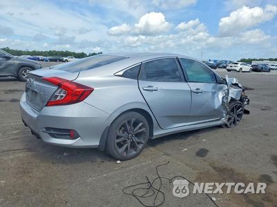 Trzecie zdjęcie samochodu z tyłu: 2020 HONDA CIVIC SPORT VIN:19XFC2F80LE026636 - miniatura