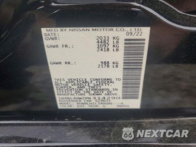 Zdjęcie 12 z 12 samochodu: 2023 NISSAN ALTIMA SV VIN:1N4BL4DW2PN314290 - miniatura