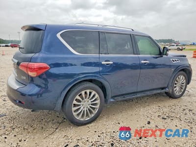 Trzecie zdjęcie samochodu z tyłu: 2015 INFINITI QX80 BASE VIN:JN8AZ2NE9F9085407 - miniatura
