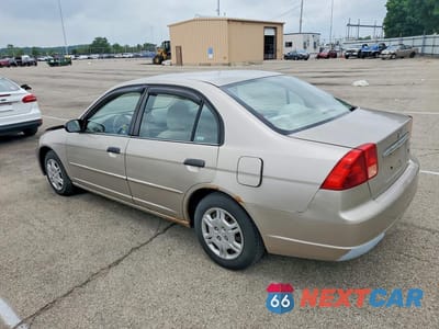 Drugie zdjęcie samochodu z przodu: 2001 HONDA CIVIC LX VIN:2HGES16591H523511 - miniatura