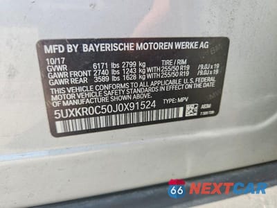 Zdjęcie 13 z 13 samochodu: 2018 BMW X5 XDRIVE35I VIN:5UXKR0C50J0X91524 - miniatura