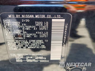 Zdjęcie 13 z 13 samochodu: 2020 NISSAN ARMADA SL VIN:JN8AY2NC1L9620582 - miniatura