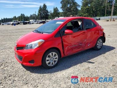 2014 TOYOTA YARIS 3-DOOR LE JTDJTUD3XED584625 - główne zdjęcie licytacji z USA - miniatura