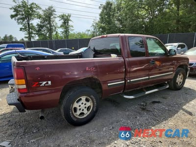 Trzecie zdjęcie samochodu z tyłu: 2001 CHEVROLET SILVERADO K1500 VIN:1GCEK19T11E187918 - miniatura