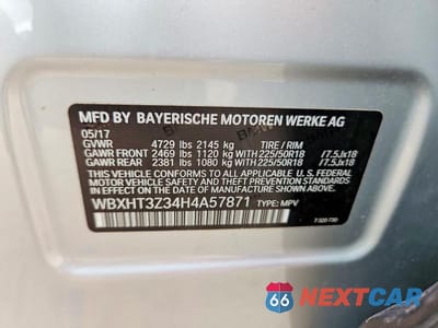 Zdjęcie 12 z 12 samochodu: 2017 BMW X1 XDRIVE28I VIN:WBXHT3Z34H4A57871 - miniatura