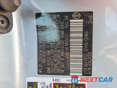 Zdjęcie 12 z 12 samochodu: 2008 TOYOTA CAMRY LE VIN:4T4BE46K18R034321 - miniatura