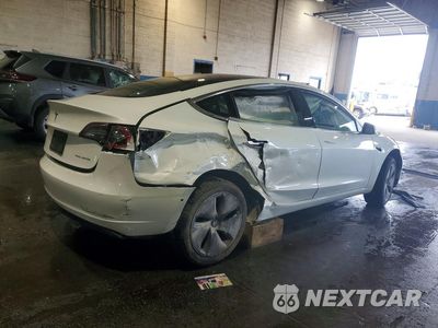 Trzecie zdjęcie samochodu z tyłu: 2019 TESLA MODEL 3 VIN:5YJ3E1EBXKF442299 - miniatura