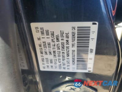Zdjęcie 12 z 12 samochodu: 2007 HONDA ACCORD EX VIN:1HGCM56857A077190 - miniatura