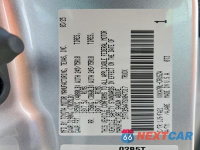Zdjęcie 13 z 13 samochodu: 2025 TOYOTA TUNDRA SR VIN:5TFKB5AA7SX047317 - miniatura