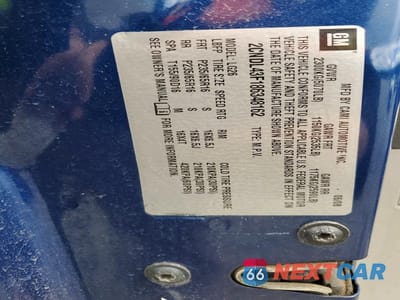 Zdjęcie 12 z 12 samochodu: 2008 CHEVROLET EQUINOX LT VIN:2CNDL43F186348162 - miniatura