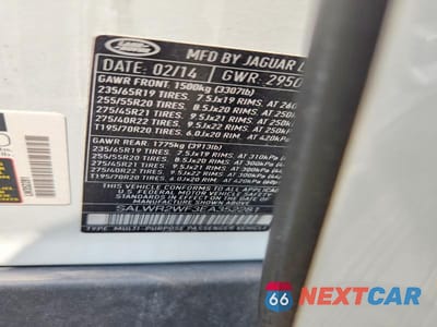 Zdjęcie 13 z 13 samochodu: 2014 LAND ROVER RANGE ROVER SPORT HSE VIN:SALWR2WF3EA352281 - miniatura