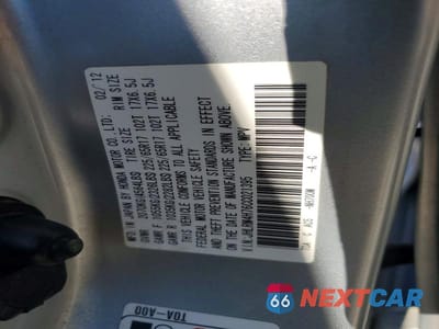Zdjęcie 12 z 12 samochodu: 2012 HONDA CR-V EXL VIN:JHLRM4H76CC021395 - miniatura