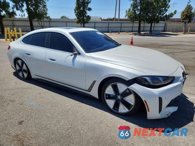 Czwarte zdjęcie samochodu z boku: 2025 BMW I4 EDRIVE 40 VIN:WBY23HD02SFV79130 - miniatura
