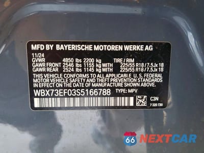Zdjęcie 13 z 13 samochodu: 2025 BMW X1 XDRIVE28I VIN:WBX73EF03S5166788 - miniatura
