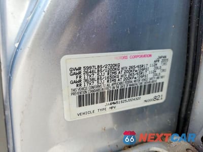 Zdjęcie 13 z 13 samochodu: 2005 MITSUBISHI MONTERO LIMITED VIN:JA4MW51S25J004320 - miniatura