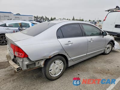Trzecie zdjęcie samochodu z tyłu: 2007 HONDA CIVIC HYBRID VIN:JHMFA36237S015851 - miniatura
