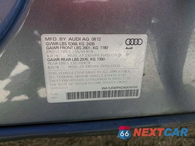 Zdjęcie 13 z 13 samochodu: 2013 AUDI Q5 PREMIUM PLUS VIN:WA1LFAFPXDA006498 - miniatura