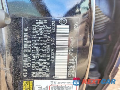 Zdjęcie 12 z 12 samochodu: 2006 TOYOTA CAMRY LE VIN:4T1BE32K86U124475 - miniatura