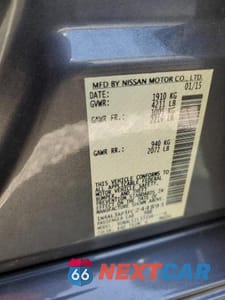 Zdjęcie 12 z 12 samochodu: 2015 NISSAN ALTIMA 2.5 SV VIN:1N4AL3AP3FC244893 - miniatura