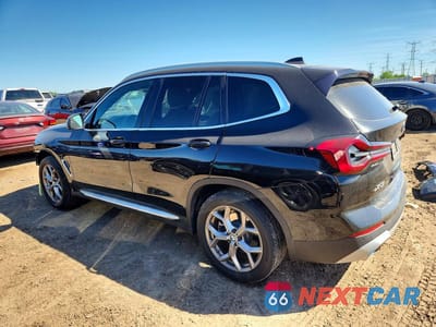 Drugie zdjęcie samochodu z przodu: 2022 BMW X3 XDRIVE30I VIN:5UX53DP01N9K97680 - miniatura