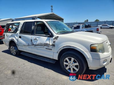 Czwarte zdjęcie samochodu z boku: 2007 FORD EXPEDITION EL LIMITED VIN:1FMFK195X7LA44911 - miniatura