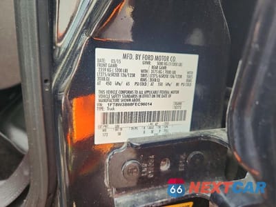 Zdjęcie 12 z 12 samochodu: 2015 FORD F350 SUPER DUTY VIN:1FT8W3B68FEC96014 - miniatura