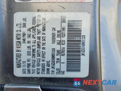 Zdjęcie 12 z 12 samochodu: 2011 NISSAN 370Z BASE VIN:JN1AZ4EH9BM551249 - miniatura