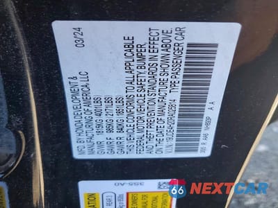 Zdjęcie 13 z 13 samochodu: 2024 ACURA INTEGRA VIN:19UDE4H20RA025814 - miniatura