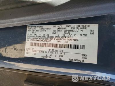 Zdjęcie 13 z 13 samochodu: 2021 FORD TRANSIT 250 DELIVERY VAN VIN:1FTBR3X8XMKA78422 - miniatura