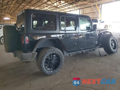 Trzecie zdjęcie samochodu z tyłu: 2019 JEEP WRANGLER UNLIMITED SPORT VIN:1C4HJXDG9KW511416 - miniatura