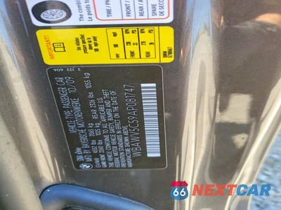 Zdjęcie 12 z 12 samochodu: 2010 BMW 328 XI SULEV VIN:WBAWV5C59AP081747 - miniatura