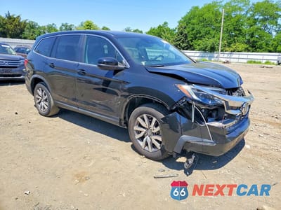 Czwarte zdjęcie samochodu z boku: 2022 HONDA PILOT EXL VIN:5FNYF5H55NB000504 - miniatura