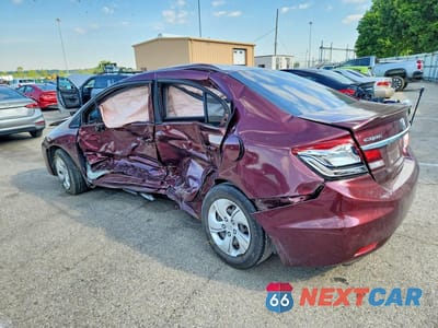 Drugie zdjęcie samochodu z przodu: 2015 HONDA CIVIC LX VIN:19XFB2F52FE041023 - miniatura