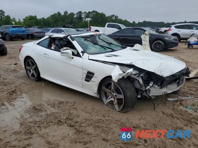 Czwarte zdjęcie samochodu z boku: 2017 MERCEDES-BENZ SL 550 VIN:WDDJK7DA8HF047012 - miniatura