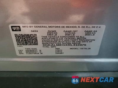 Zdjęcie 13 z 13 samochodu: 2024 GMC TERRAIN SLE VIN:3GKALMEGXRL310475 - miniatura