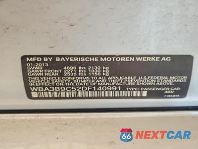 Zdjęcie 12 z 12 samochodu: 2013 BMW 335 XI VIN:WBA3B9C52DF140991 - miniatura