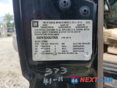 Zdjęcie 13 z 13 samochodu: 2002 GMC YUKON XL K1500 VIN:3GKFK16Z42G272635 - miniatura