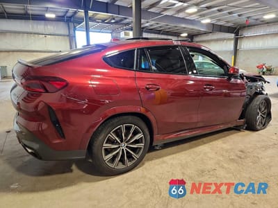 Trzecie zdjęcie samochodu z tyłu: 2026 BMW X6 XDRIVE40I VIN:5UX33EX03T9249415 - miniatura